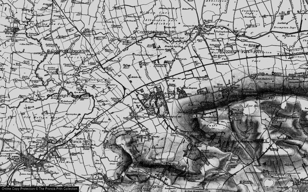 Old Map of Scampston, 1898 in 1898