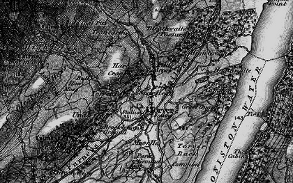 Old map of Blind Tarn in 1897