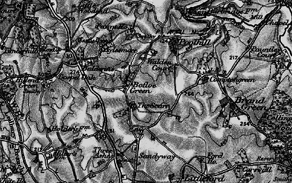 Old map of Scarr, The in 1896