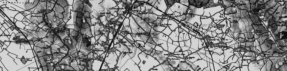 Old map of Scarth Hill in 1896