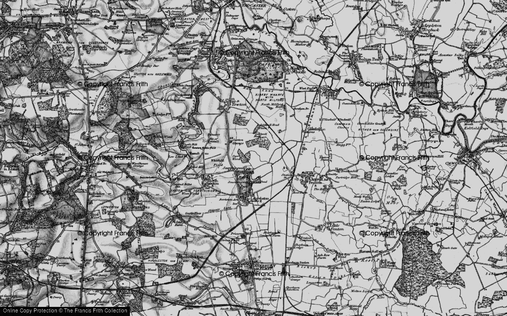Old Map of Scarthingwell, 1898 in 1898