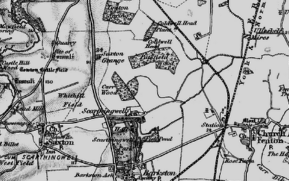 Old map of Scarthingwell in 1898