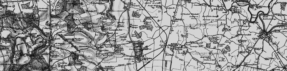 Old map of Scarthingwell in 1898