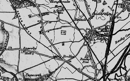 Old map of Scawthorpe in 1895
