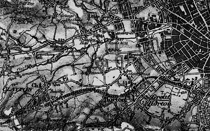 Old map of Scholemoor in 1896