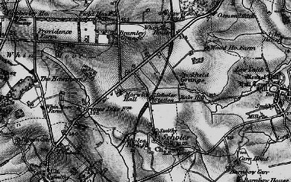Old map of Scholes in 1898