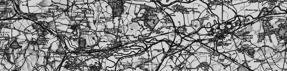 Old map of Scholey Hill in 1896