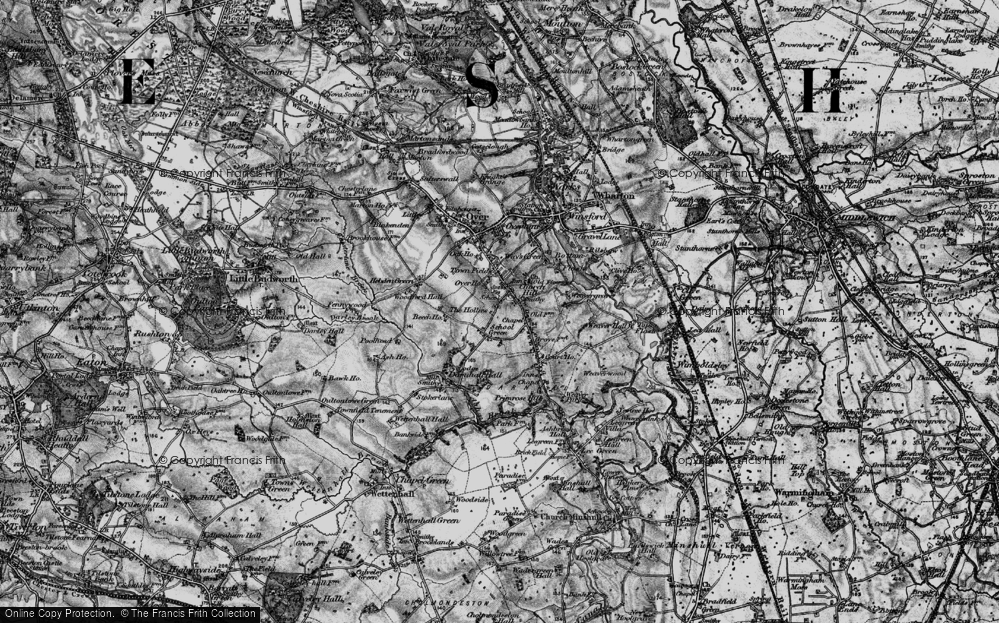 Old Map of School Green, 1897 in 1897