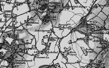 Old map of Schoolgreen in 1895