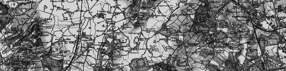 Old map of Schoolgreen in 1895