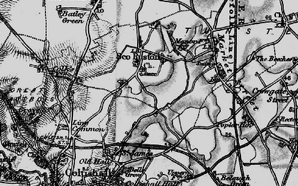 Old map of Sco Ruston in 1898