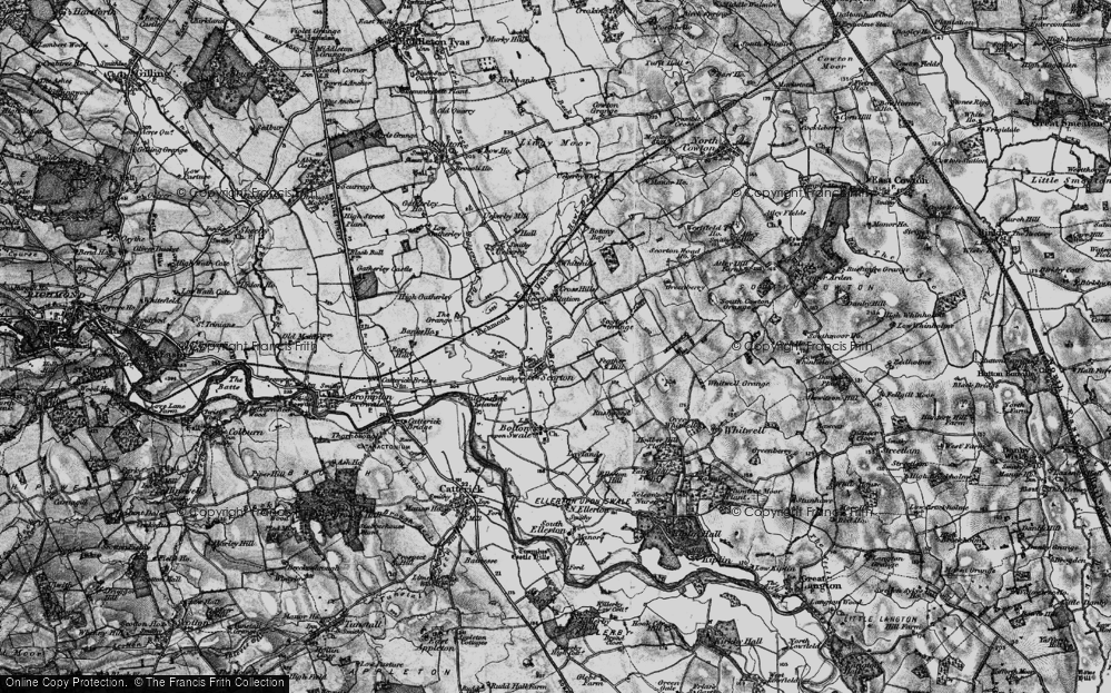 Old Map of Scorton, 1897 in 1897