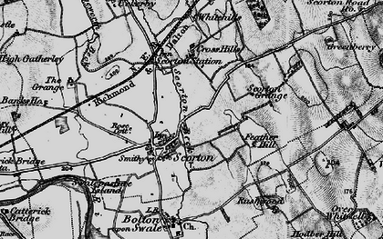 Old map of Scorton in 1897