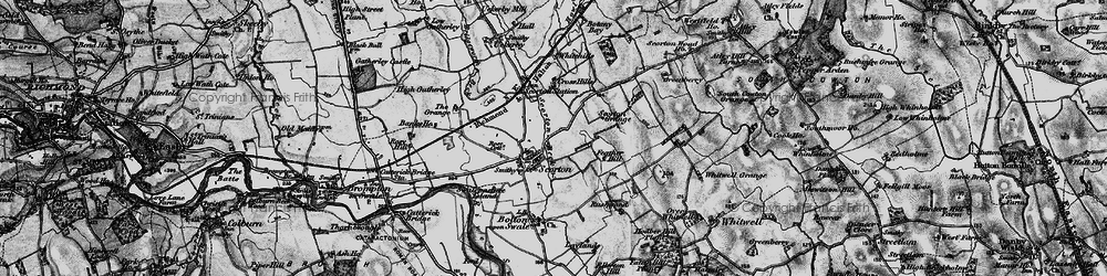 Old map of White Hills in 1897