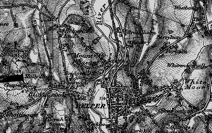 Old map of Scotches in 1895