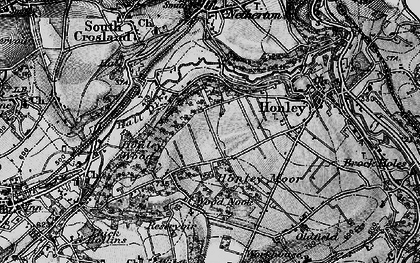 Old map of Scotgate in 1896
