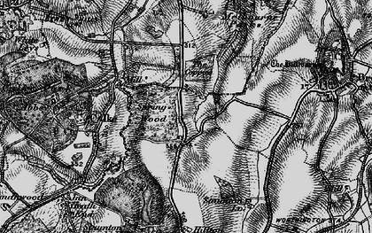 Old map of Scotland in 1895