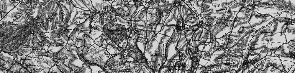 Old map of Scotland in 1895