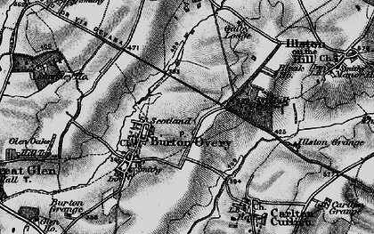 Old map of Scotland in 1899