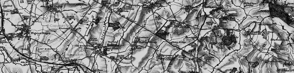 Old map of Scotland in 1899