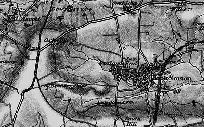 Old map of Scotland End in 1896