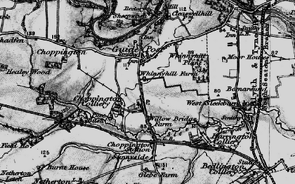 Old map of Scotland Gate in 1897
