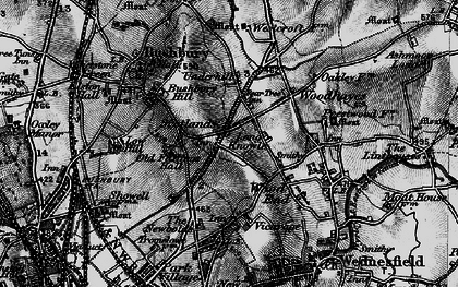 Old map of Scotlands in 1899