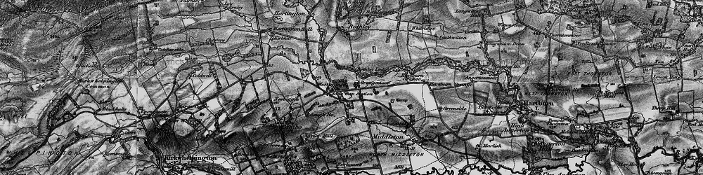 Old map of Scots' Gap in 1897