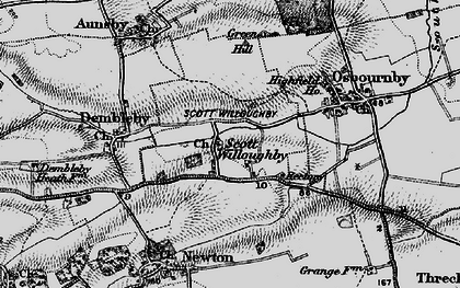 Old map of Scott Willoughby in 1895