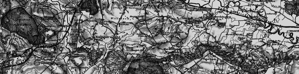 Old map of Scounslow Green in 1897
