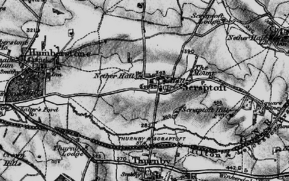 Old map of Scraptoft in 1899