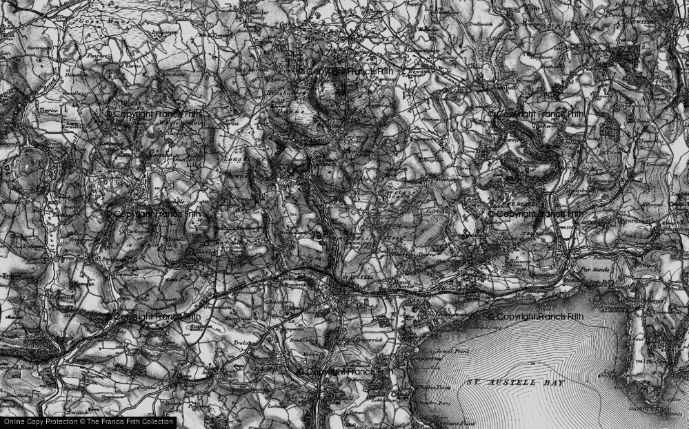 Old Map of Scredda, 1895 in 1895