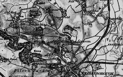 Old map of Scriven in 1898