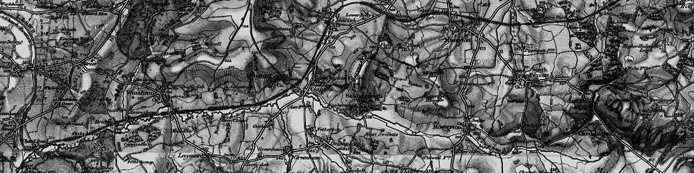 Old map of Seaborough in 1898