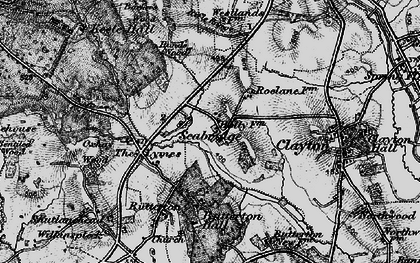 Old map of Bentilee Wood in 1897