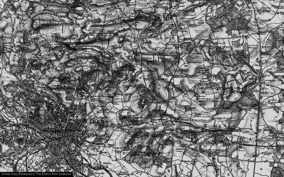 Old Map of Seacroft, 1898 in 1898