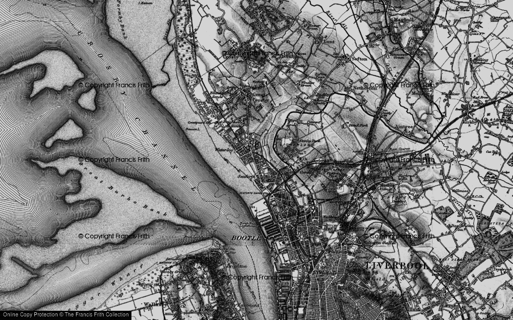 Historic Ordnance Survey Map of Seaforth, 1896