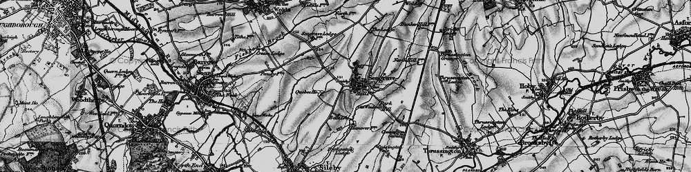 Old map of Seagrave in 1899