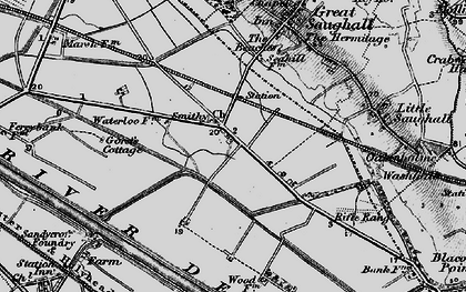 Old map of Sealand in 1896