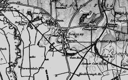 Old map of Seamer in 1898