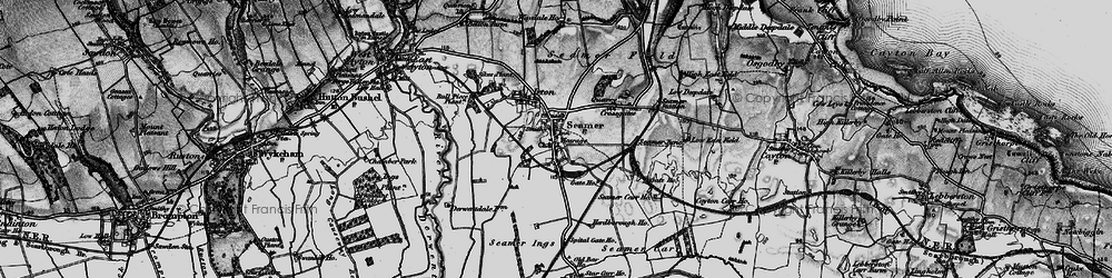 Old map of Seamer in 1898