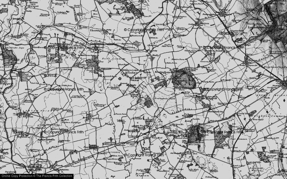 Old Map of Seaton Ross, 1898 in 1898