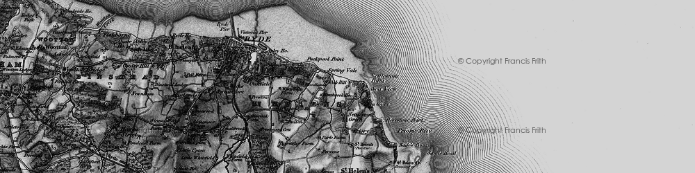 Old map of Seaview in 1895