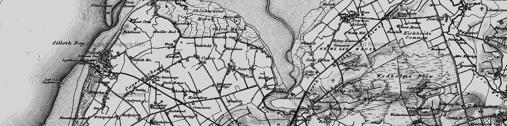 Old map of Seaville in 1897