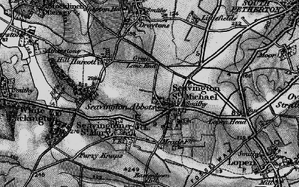 Old map of Seavington St Michael in 1898