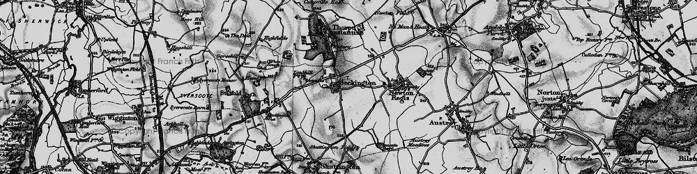 Old map of Seckington in 1898