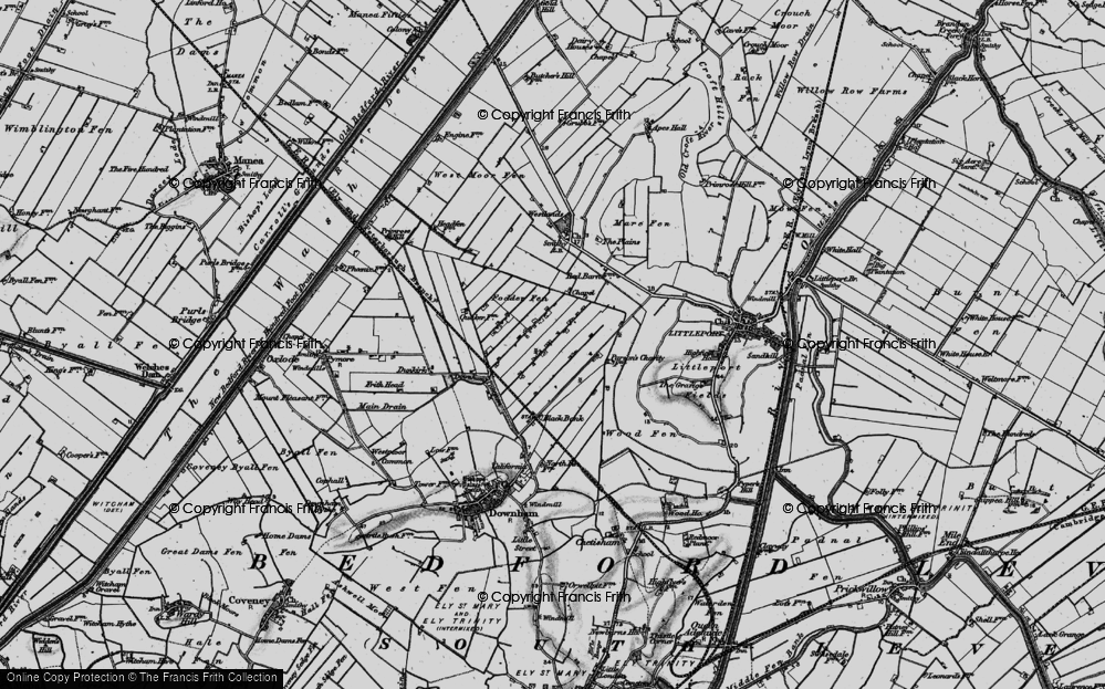 Old Map of Second Drove, 1898 in 1898