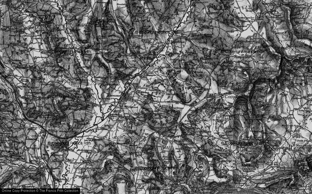 Old Map of Sector, 1898 in 1898