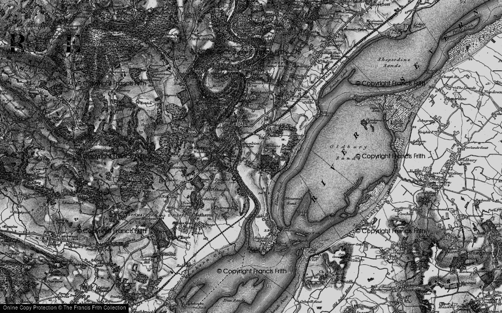 Old Map of Sedbury, 1897 in 1897