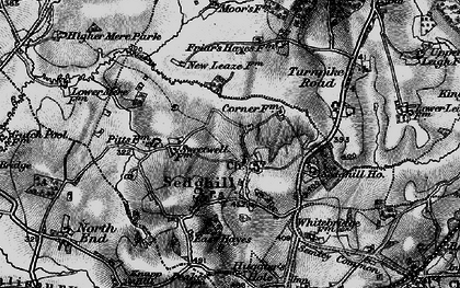 Old map of Sedgehill in 1898